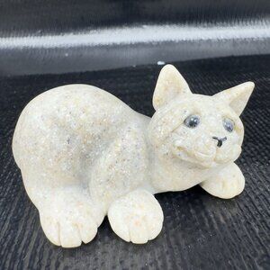 Vintage Quarry Critters Cameron Cat Figurine 2000 by Second Nature Design Figure